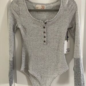 Jackson Rowe Henley Bodysuit NWT